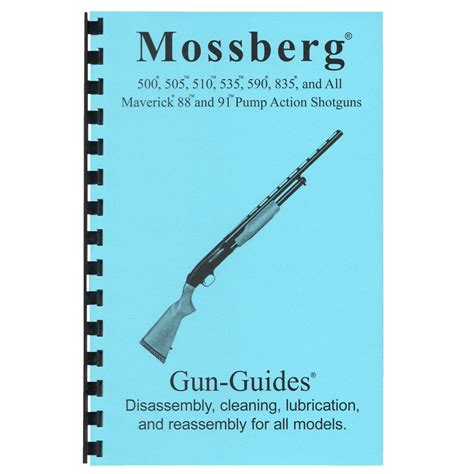 Mossberg Pump Action Shotguns Gun Guides® Disassembly And Reassembly For