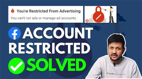 Facebook Account Restricted From Advertising Problem Solved I Used