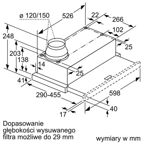 DFM064W54 Okap Szufladowy Teleskopowy BOSCH PL