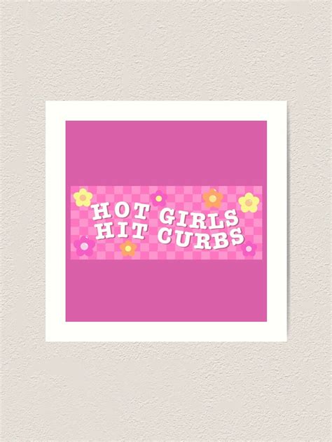 Pink Cool Retro Checkered Normalize Hitting The Curb Bumper Sticker