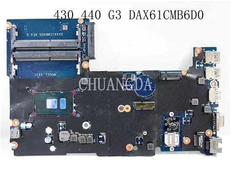 Placa base para ordenador portátil HP Probook 855655 G3 601 G3 430 440