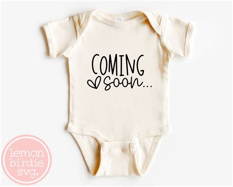 Coming Soon Svg Baby Reveal Svg Pregnancy Announcement Svg Etsy