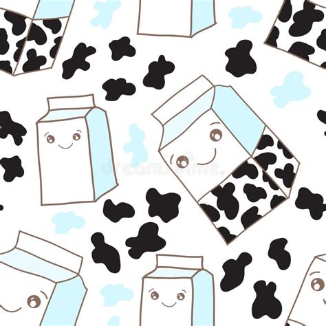 Milk Vector Seamless Pattern Stock Vector Illustration Of Splash