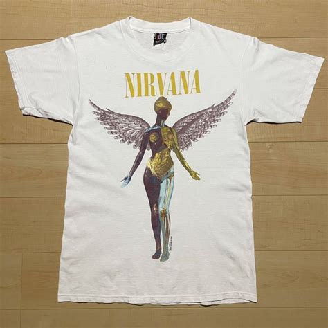 希少 90 S Nirvana In Utero ヴィンテージ Tシャツ Kurt Cobain カートコバーン ニルヴァーナ インユーテロ バンド ロック 【buyee】 Buyee