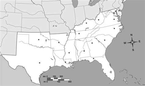 Southern Region Locations Diagram | Quizlet