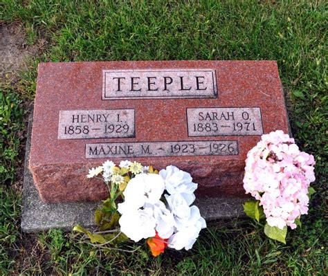 Sarah Olivia Willis Teeple 1883 1971 Find A Grave Memorial