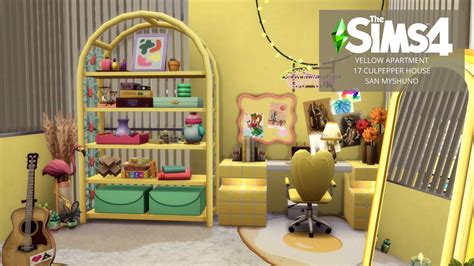 Yellow Apartment 💛 17 Culpepper House San Myshuno The Sims 4 Stop Motion No Cc Youtube