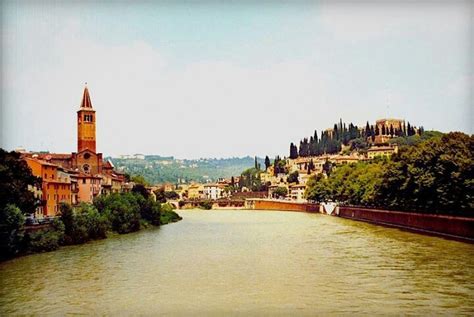 River Adige Verona Italy Italia Tradiciones Italiano