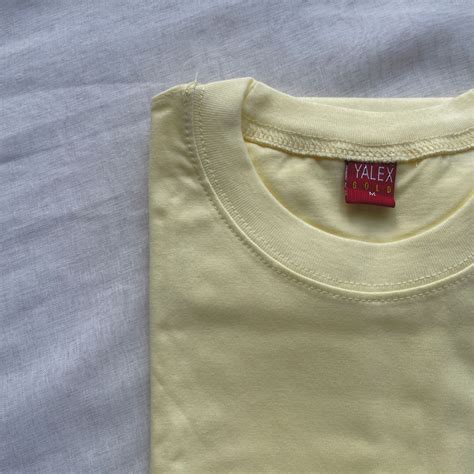 cream yalex  neck plain shirt kids adult   big size
