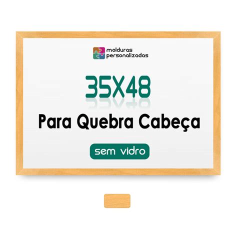 Moldura X Cm Para Quebra Cabe A Game Office Pe As Sem Prote O