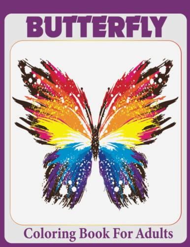 Butterfly Coloring Book For Adults An Adult Butterfly Coloring Book