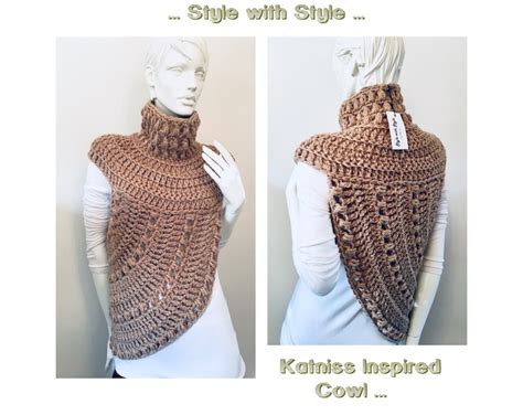 Katniss Inspired Cowl Wrap Top Etsy