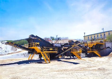 MCK 110 Portable Hard Stone Crushing Screening Plant FABO