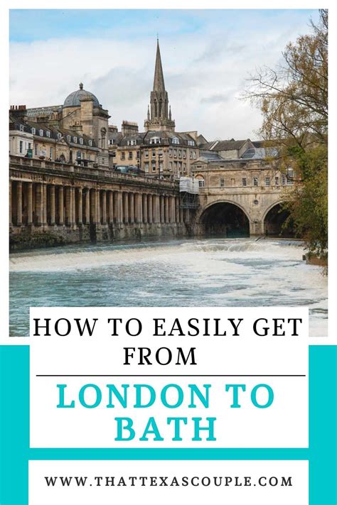 How To Easily Get From London To Bath England Travel Guide London England Travel Visiting