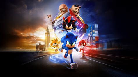 Sonic The Hedgehog Three 2024 Wallpaper HD Movies Wallpapers 4k