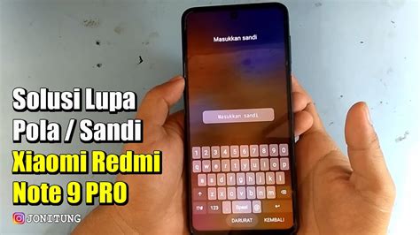 Solusi Lupa Sandi Atau Pola Xiaomi Redmi Note Pro M J B G Youtube