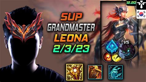 Grandmaster Leona Support Vs Maokai Kr