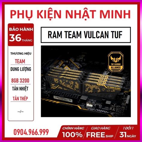 Ram Teamgroup T Force Vulcan Tuf Gaming Alliance Ddr Gb Gb