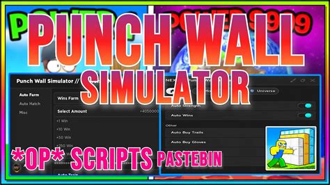 OP Punch Wall Simulator Script Gui Pastebin YouTube