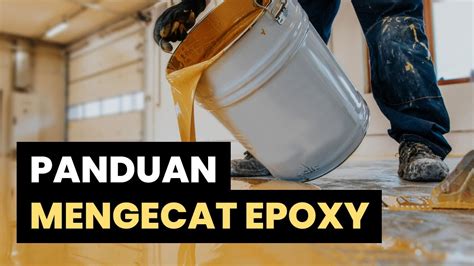 Cara Epoxy Lantai Sendiri Youtube