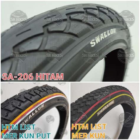 Jual BAN LUAR 20 X 1 75 SEPEDA LIPAT MINION MINI SWALLOW DELI TIRE Di