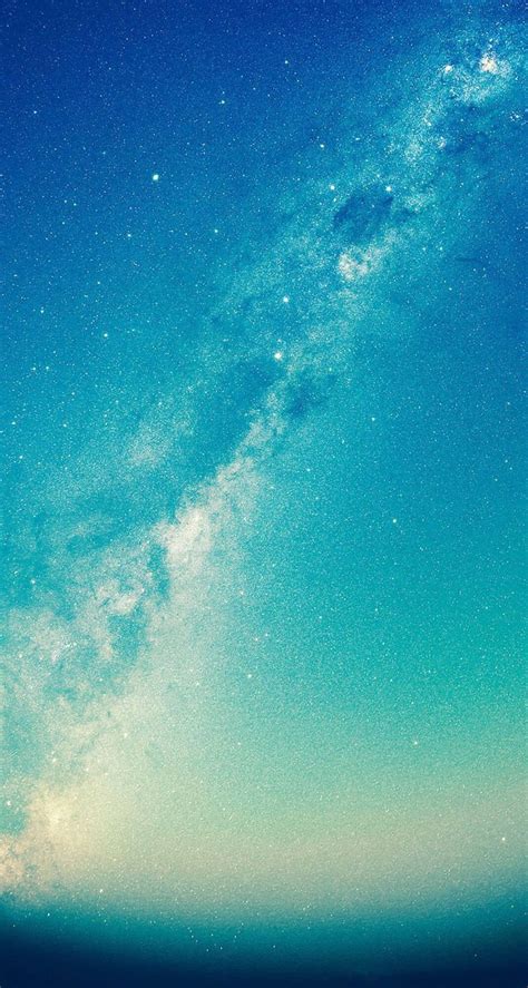 Download Blue Galactic Sky Home Screen Wallpaper | Wallpapers.com