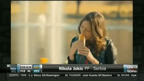 When Jokic Was Picked 41st During A Taco Bell Commercial Youtube