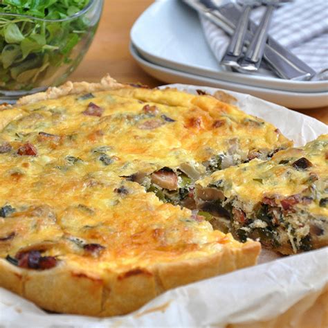 Recette Quiche Aux Champignons