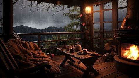 Rain, Thunder and a Fireplace Will Help You Sleep | Relaxing, Insomnia ...