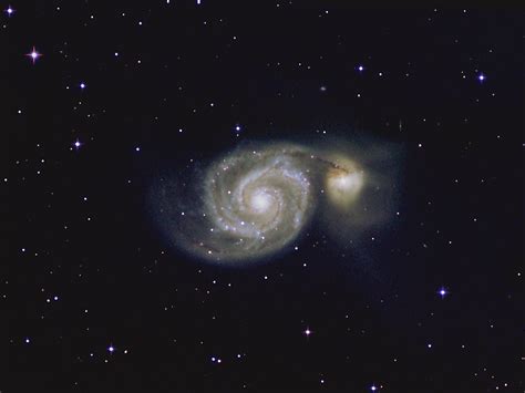 M 51 Whirlpool Galaxy Stardust Observatory