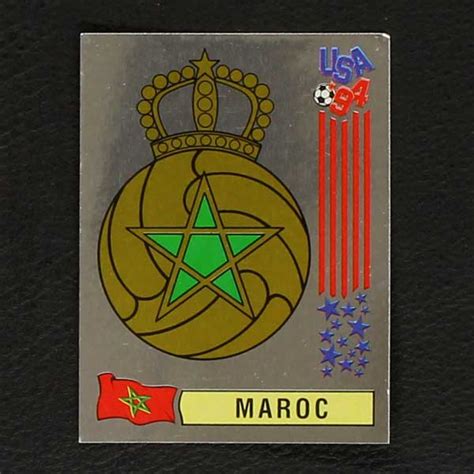 USA 94 Nr 304 Panini Sticker Wappen Maroc Sticker Worldwide