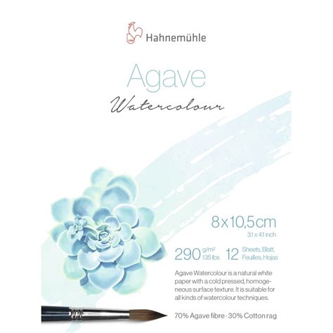 Bloco Para Aquarela Hahnemuhle Agave 290g M2 Textura Fina Cold