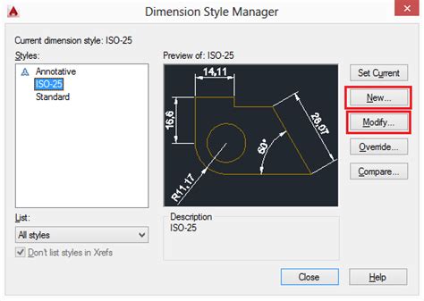 Autocad Tutorial Dimension Style In Autocad Tutorial