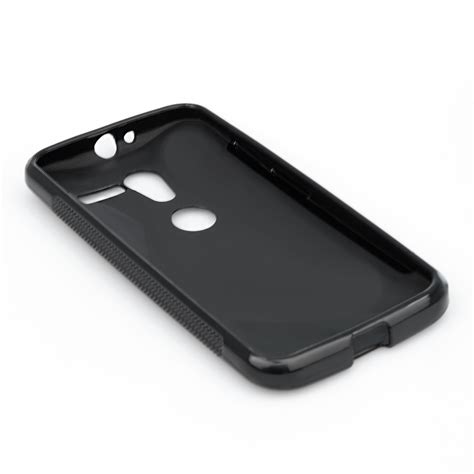 Caseflex Motorola Moto X Silicone Gel S Line Case Black