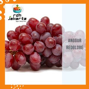 Jual BUAH ANGGUR MERAH RED GLOBE BUAH SEGAR PER 500GRAM SEGAR FRESH