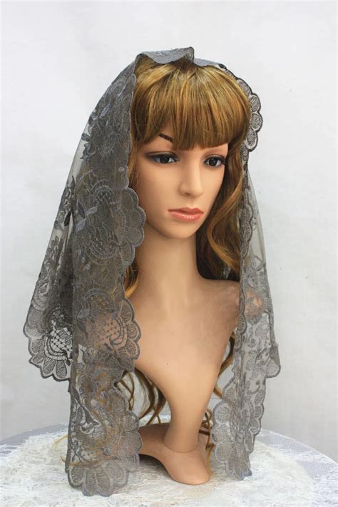 Aliexpress.com : Buy Dark Grey Church Veil Traditional Catholic Veils ...