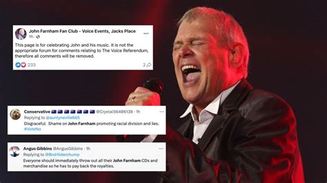 John Farnham Slammed By No Voters For Gifting Youre The Voice To