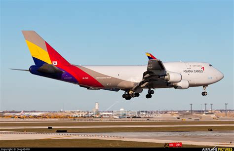 Hl7421 Asiana Cargo Boeing 747 400 At Chicago O Hare Intl Photo