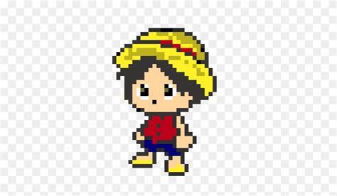 Luffy Pixel Art