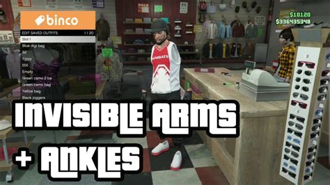 How To Get Invisible Arms In GTA Invisble Ankles Black Joggers