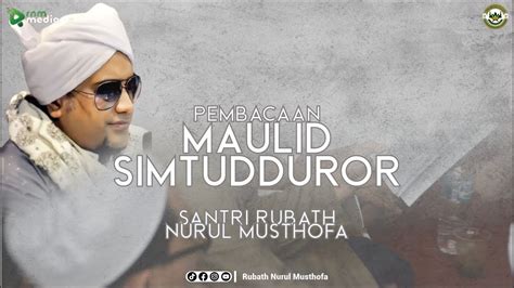 LIVE Pembacaan Maulid Simtudduror Al Habib Hasan Bin Jafar Assegaf