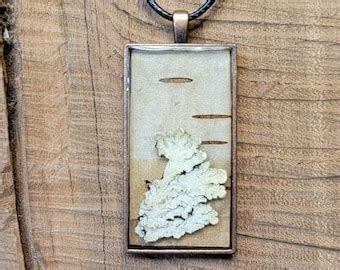 Birch Bark Necklace A Walk In The Woods Statement Necklace Birch