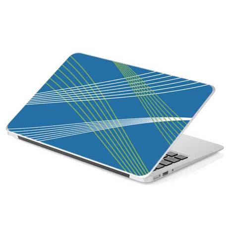 Abstract Laptop Skin Sticker | Blue and Green Laptop Skin