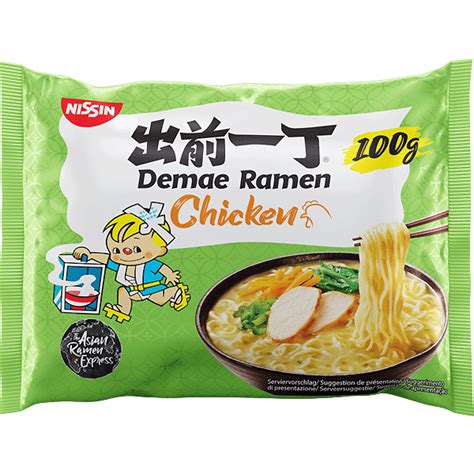 Nissin Instant Demae Ramen Noodle Chicken 100g Okashi Group