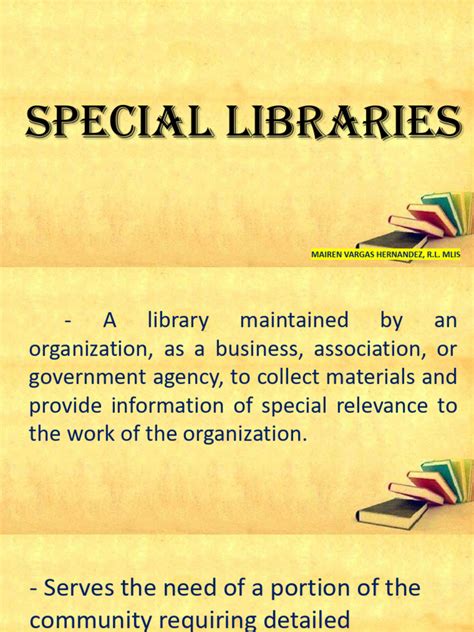 Special Libraries | PDF | Libraries