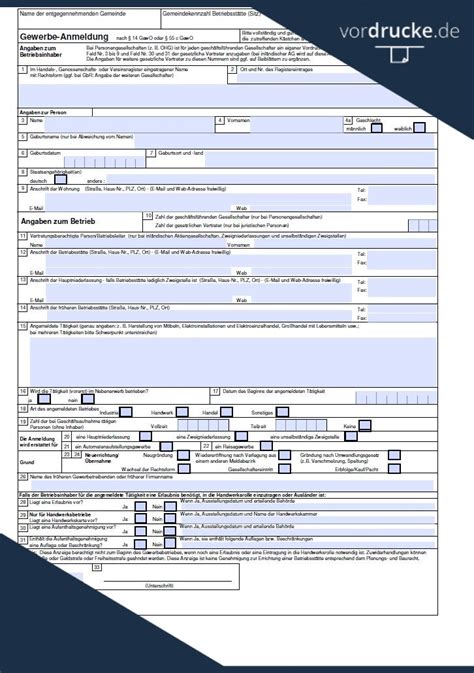 Gewerbeabmeldung Nrw Losformathens Online Formulare