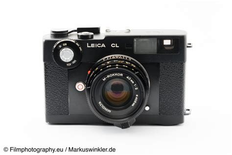 Leica CL - A special model of the Leica M camera series