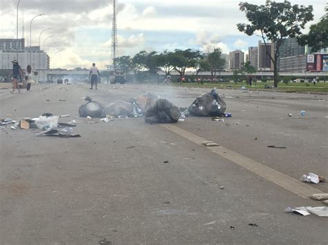 Manifestação contra a PEC 55 provoca confronto em Brasília Jornalismo