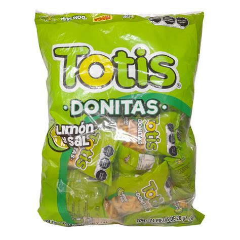 Totis Mega Dona Limón 25pz Totis Dulcerías Y Abarroteras Vázquez