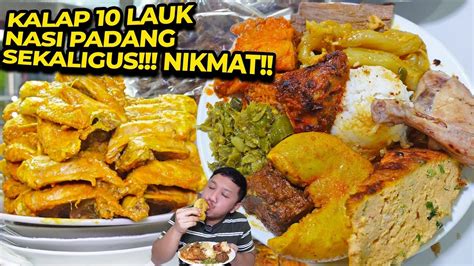 Kalap Makan Lauk Nasi Padang Sekaligus Youtube